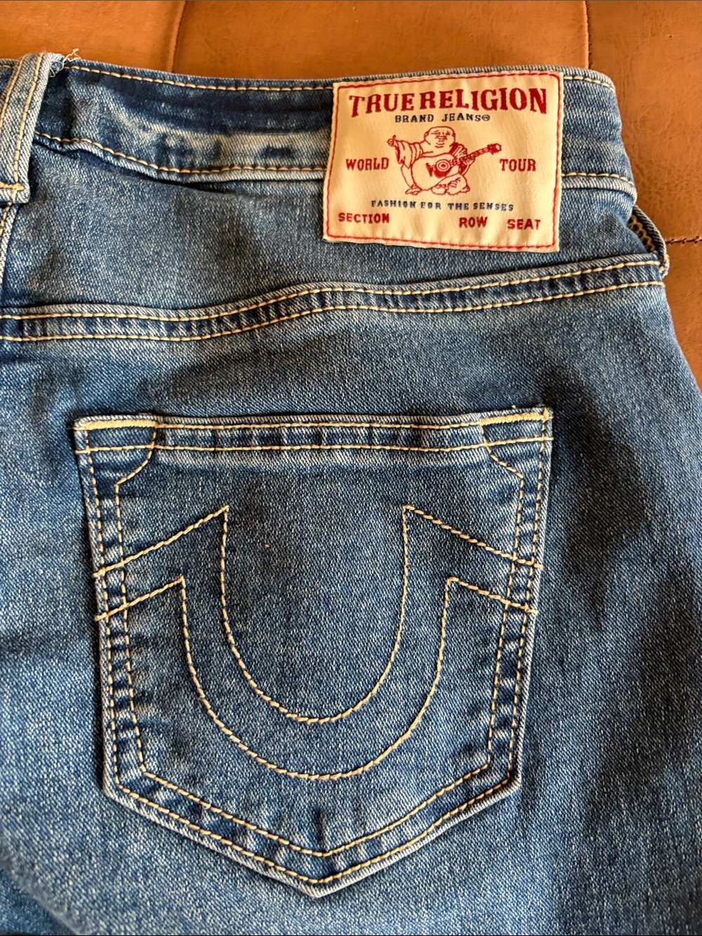 True religion Jenny curvy Classic Women's Blue Denim Jeans sz 28